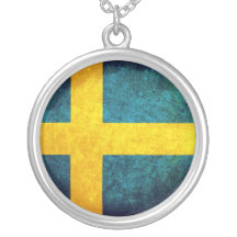 Flagga av sverigen halsband