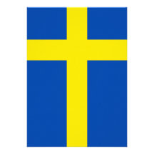 Flagga av sverigen inbjudningar
