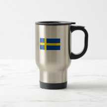 Flagga av sverigen kaffe kopp