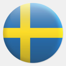 Flagga av sverigen klistermärken