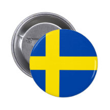 Flagga av sverigen knapp med nål