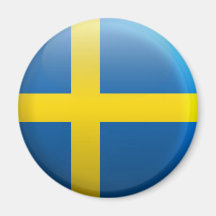 Flagga av sverigen kylskåpsnagnet