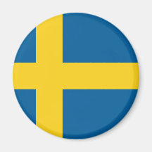 Flagga av sverigen kylskåpsnagnet