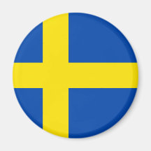Flagga av sverigen magneter för kylskåp