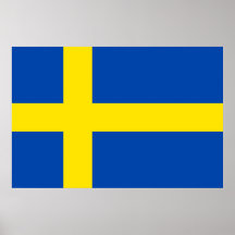 Flagga av sverigen posters