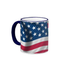 Flagga av USA Kaffe Kopp