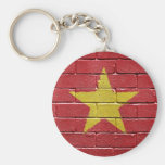 Flagga av Vietnam Nyckel Ring