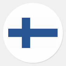 Flagga Finland Klistermärken