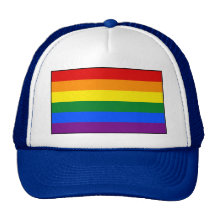 Flagga för LGBT-gay prideregnbåge Keps