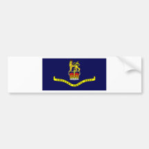 Flagga för regulator för St Kitts Nevis allmän Bildekal