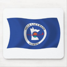 Flagga Mousepad för reservation för Mille gummilac Musmatta