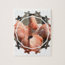 Flamingodesignpussel