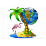 Flamingojord Vykort