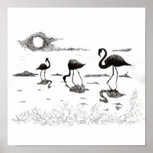 Flamingos Affischer