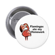 Flamingos åt min läxa knappar