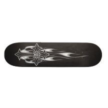 Flamma den Goth skallekor Skate Board Deck