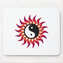 Flamma den Yin Yang solen Mus Matta