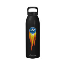 Flammande Fireball hoade Suff som din favorit numr Dryckflaska
