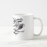 Flammande hantel mugg