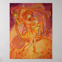 Flammande Solaris Print