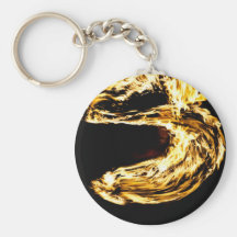 Flammande svärdkeychain nyckel ringar
