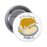 Flan knäppas emblem knappar med nål