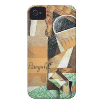 Flaskan av Banyuls, 1914 (gouachen & collage) iPhone 4 Case