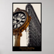 Flatiron byggnad, NYC--affisch