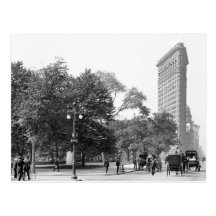 Flatiron från 5th, NYC: 1906 Vykort