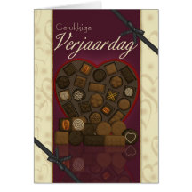 Flemish födelsedagkort - Gelukkige verjaardag