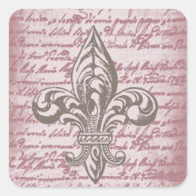 Fleur De lis Klistermärke