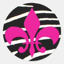 Fleur De Lis Klistermärke