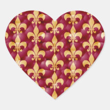 Fleur de lis klistermärken