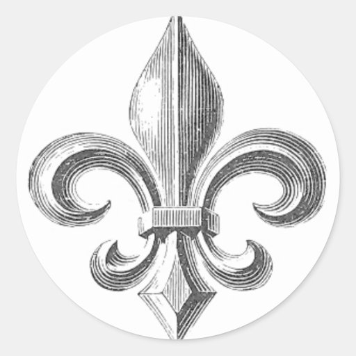 Fleur de Lis Klistermärken