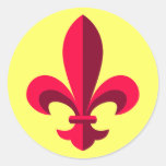 Fleur-de-lis Klistermärken