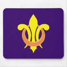 Fleur de Lis Mauspad