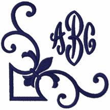 Fleur de Lis Monogram