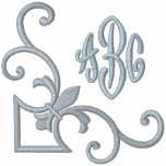 Fleur de Lis Monogram Broderade Luvtröjor