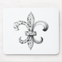 fleur-de-lis mus matta