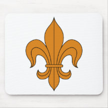 Fleur De Lis - orange Musmatta