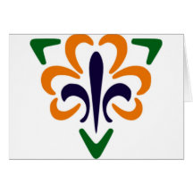 Fleur De Lis & triangel #2 Kort
