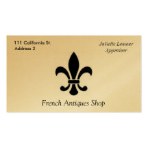 Fleur De Lis visitkort