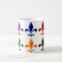 Fleur De Lys Kaffe Kopp