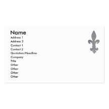 Fleur di lis visitkort…