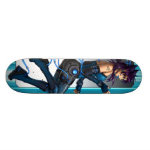 Flicka för Anime Sci-Fi Anpassad Skate Board