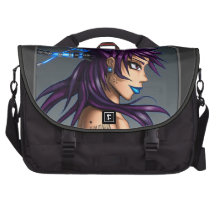 Flicka för Anime Sci-Fi Laptop Computer Bag