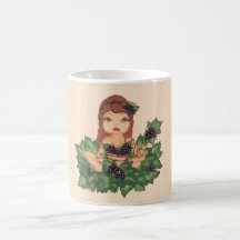 Flicka för Quantum Cutie druvaVine Kaffe Muggar