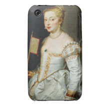 Flicka med flaggaPeter Paul Rubens det olje- portr iPhone 3 Covers