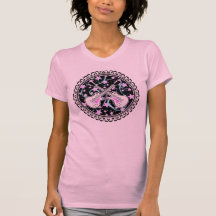 Flickaktigt gitarr t-shirt