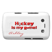 Flickalekhockey med hjärta! - Kvinnligt spelarenam Blackberry Bold Cases